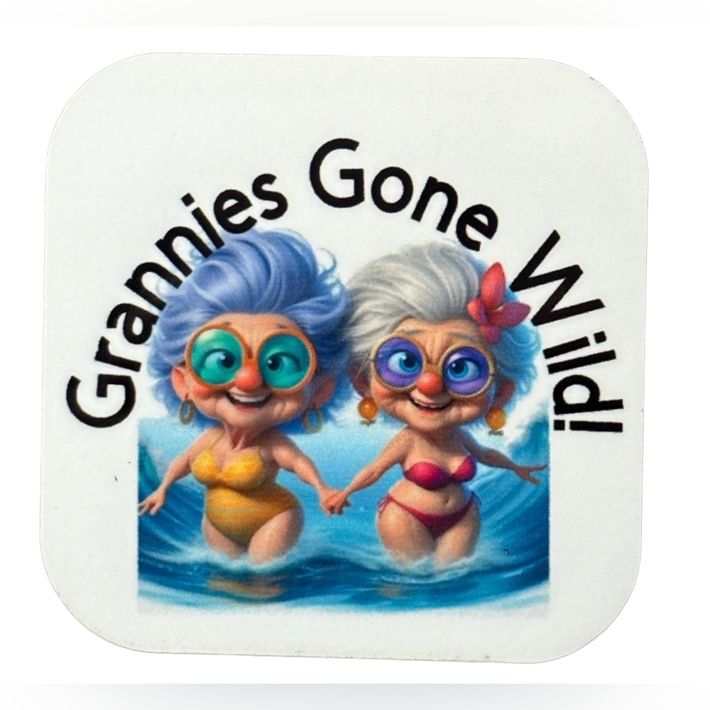 Grannies Gone Wild Beach Refrigerator Magnet New